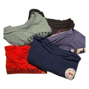Calvin Klein Kids Short Sleeve Tees - Red, Blue, Green